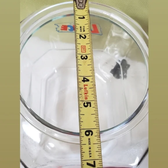 Lance 12" Vintage Store Countertop Display  Glass Large Cracker Jar - Picture 7 of 12